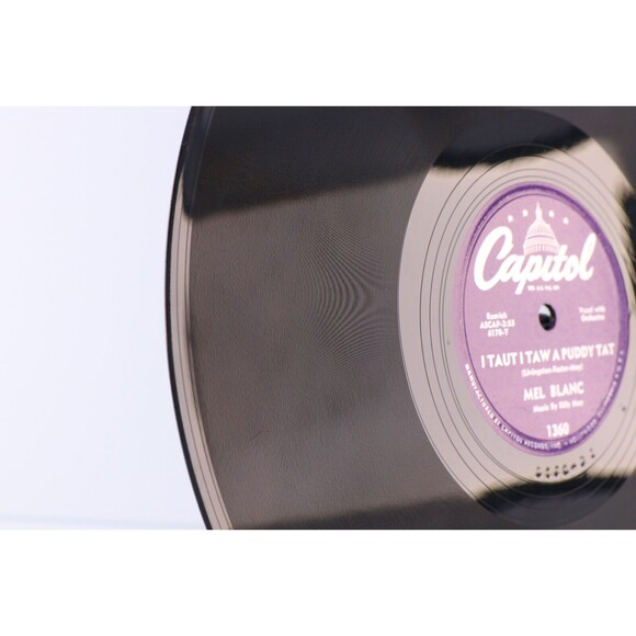Mel Blanc – I Taut I Taw A Puddy Tat / Yosemite Sam 1951 10" 78 rpm Record 1360 - Picture 12 of 16